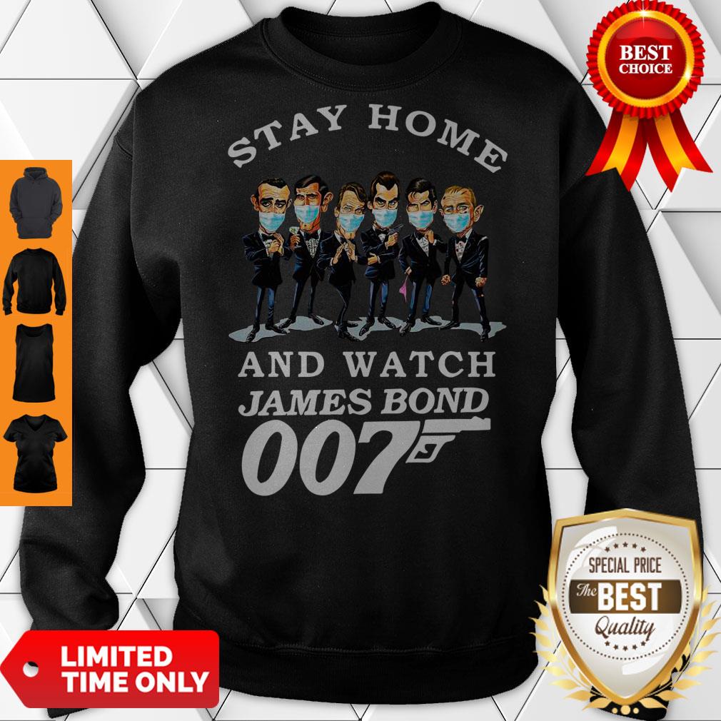 Pretty Stay Home And Watch James Bond 007 Shirt