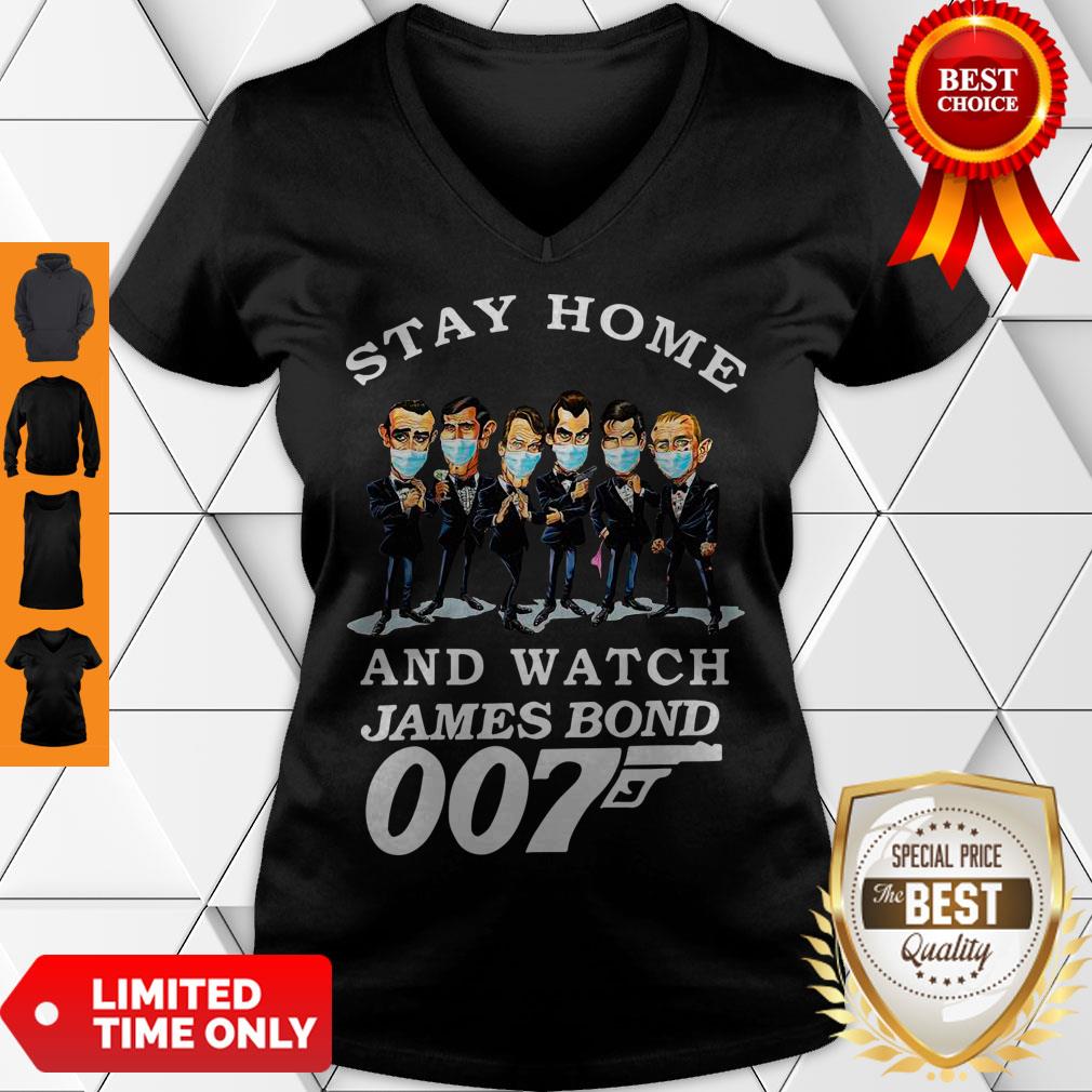 Pretty Stay Home And Watch James Bond 007 Shirt