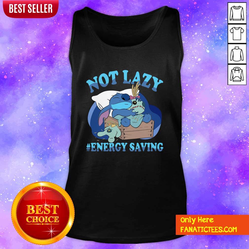 Pretty Stitch Not Lazy #Energy Saving Shirt