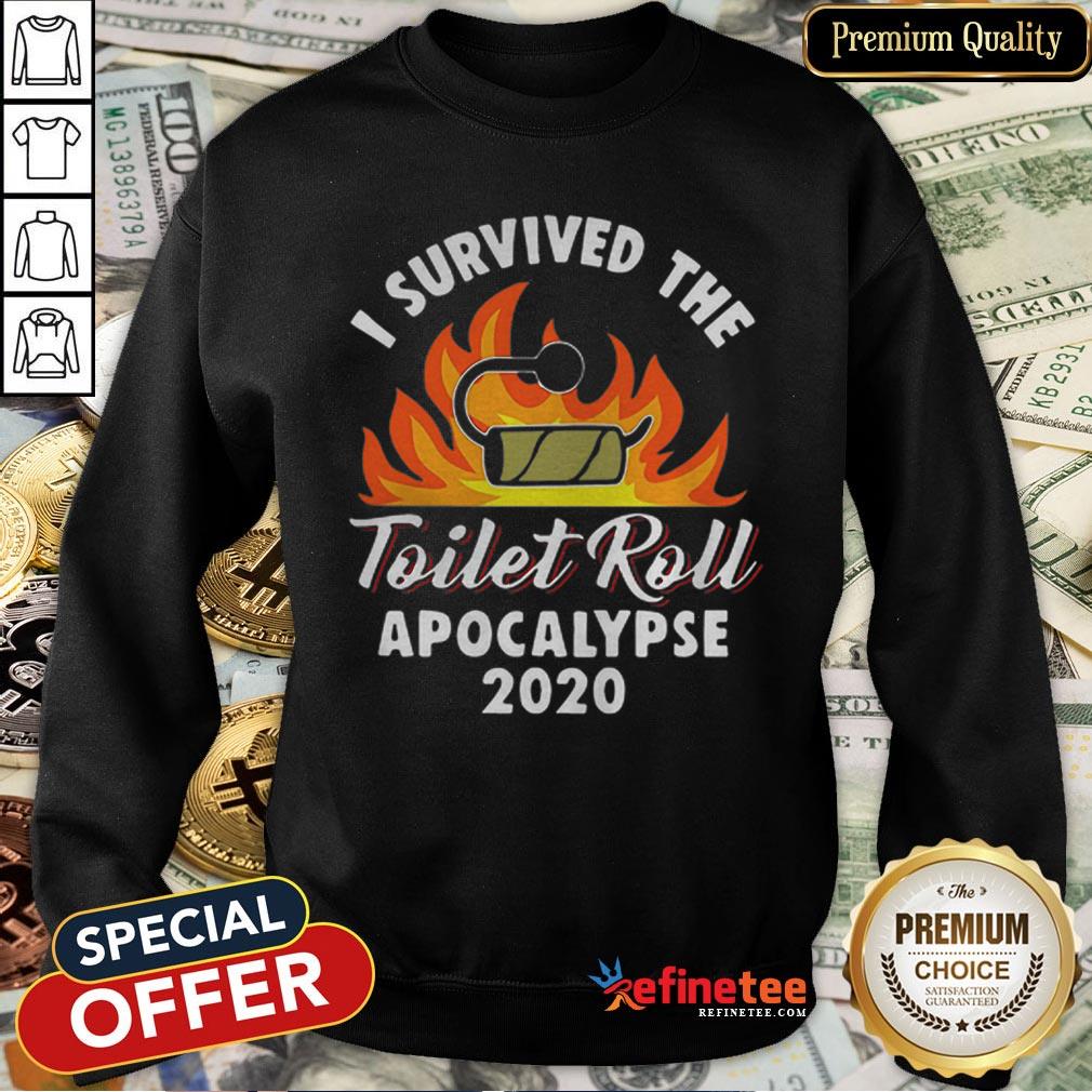 Pretty Toilet Paper Shortage I Survived The Toilet Roll Apocalypse 2020 Shirt