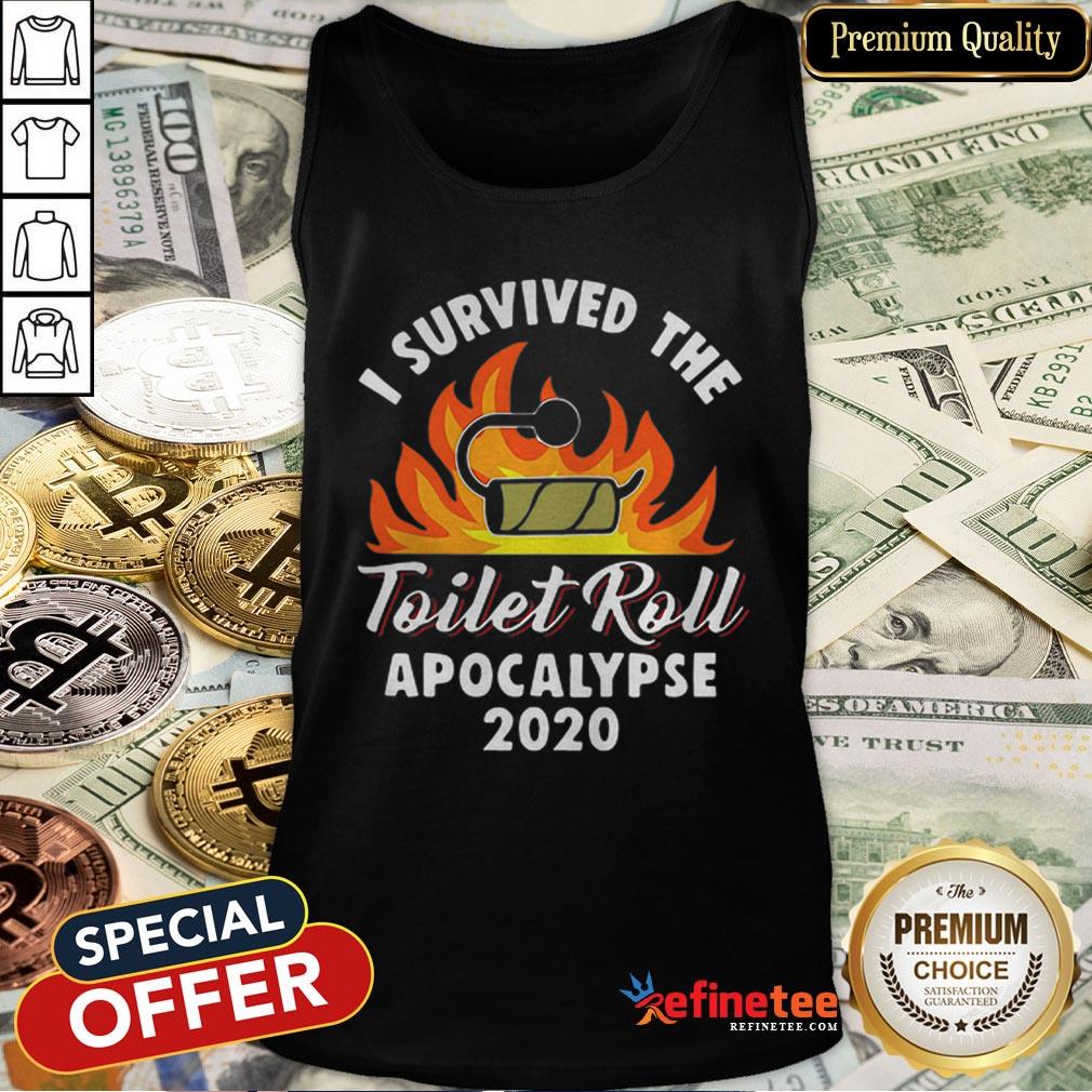 Pretty Toilet Paper Shortage I Survived The Toilet Roll Apocalypse 2020 Shirt