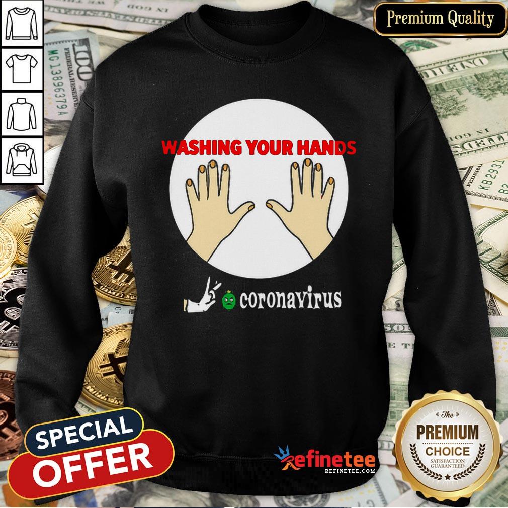 Pretty Washing Your Hands Survived Flick Off Coronavirus Shirt