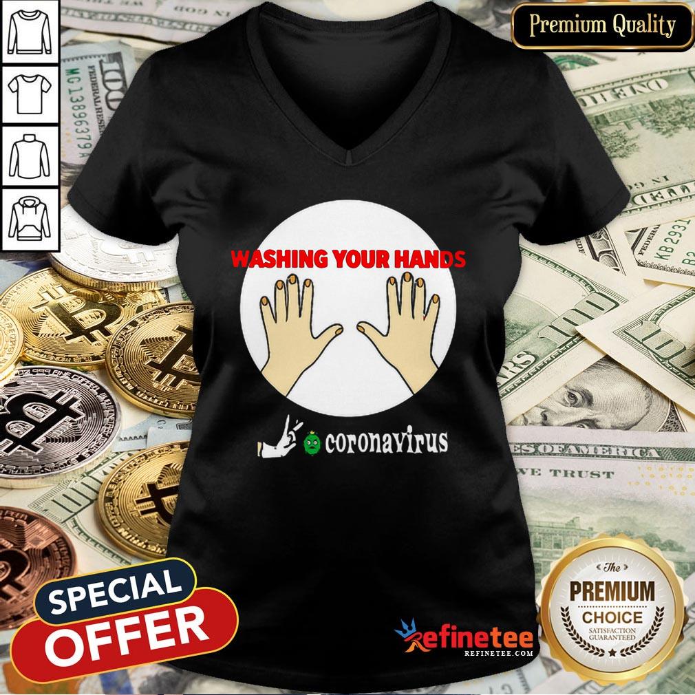 Pretty Washing Your Hands Survived Flick Off Coronavirus Shirt