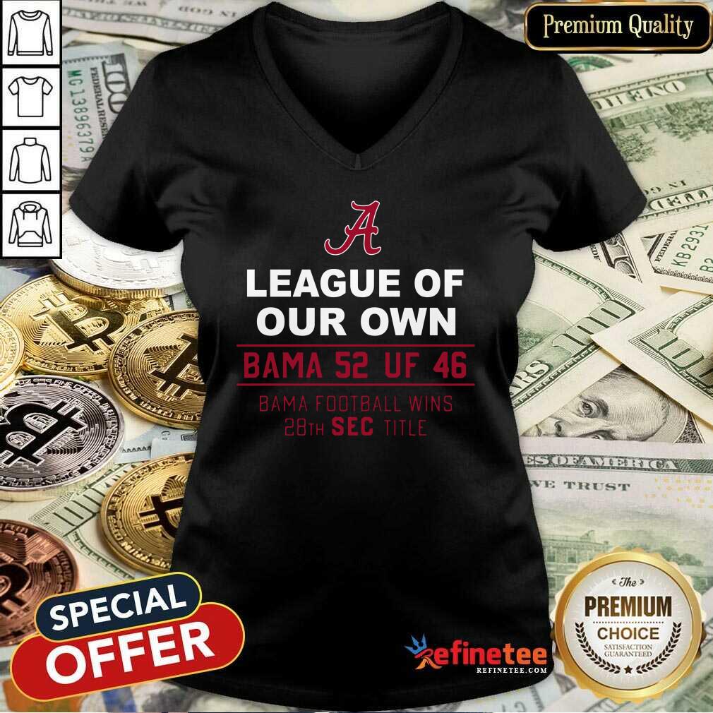 pro-alabama-crimson-tide-league-of-our-own-bama-52-uf-46-bama-football-wins-20th-sec-title-v-neck.jpg