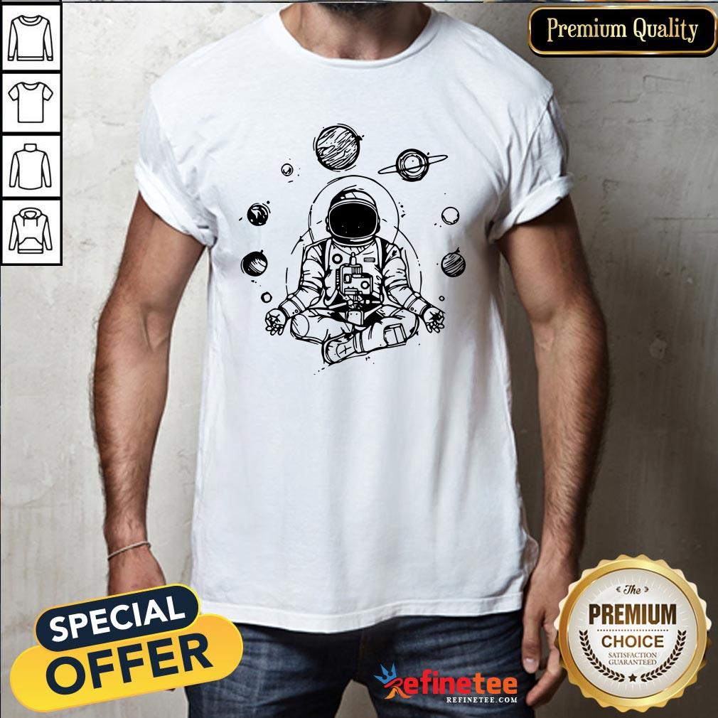 Pro Astronaut Buddha Spiritual Space Shirt