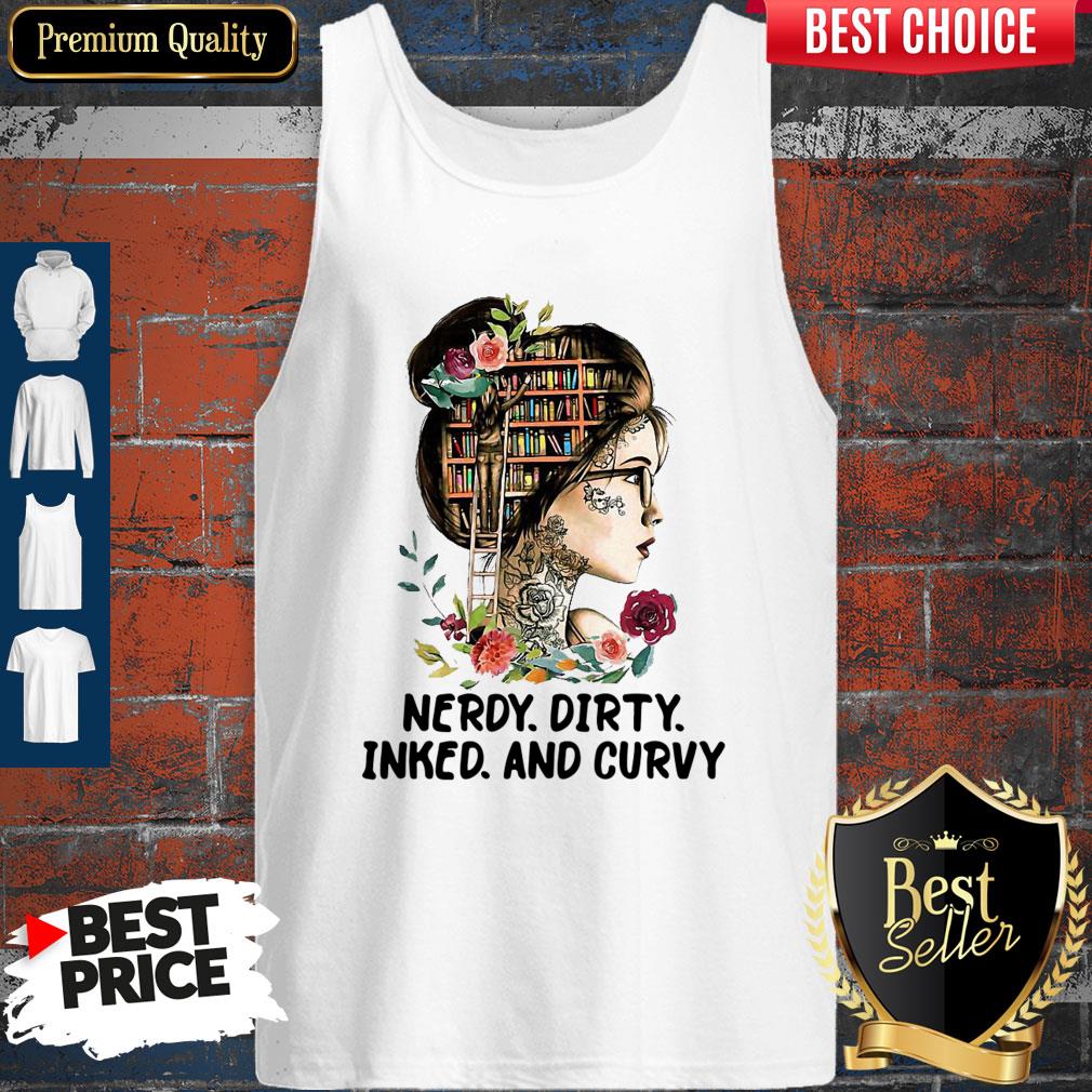 Pro Girl Library Nerdy Dirty Inked And Curvy Shirt