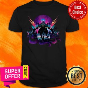 Awesome Villains Ursula 90S Rock Band Neon Shirt