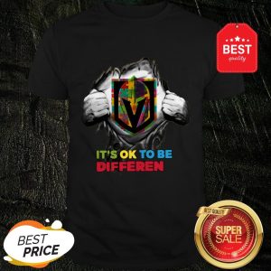 Vegas Golden Knights Mandalorian It’s Ok To Be Different Autism Shirt