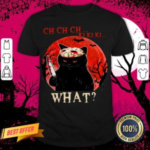 Halloween Cat Jason Voorhees CH CH CH What Sunset Shirt