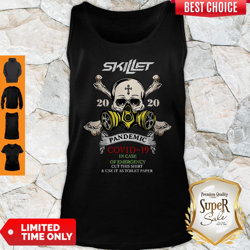 Skull Skillet Pandemic Covid-19 2020 In Case Of Emergency Cut This Shirt