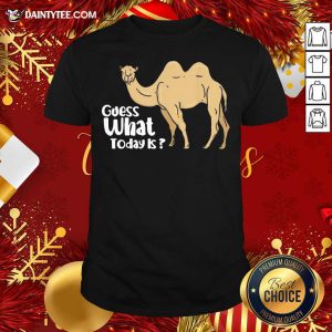 Premium Camel Wednesday Guess What Day It Is Shirt