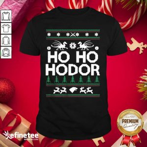 Beautiful Ho Ho Hodor Toothless Merry Christmas Shirt