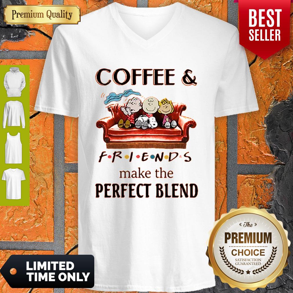 Hot Coffee And Peanuts Friends Make The Perfect Blend Shirt