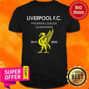 Official Liverpool F.C Premier League Champions 2019 2020 Shirt