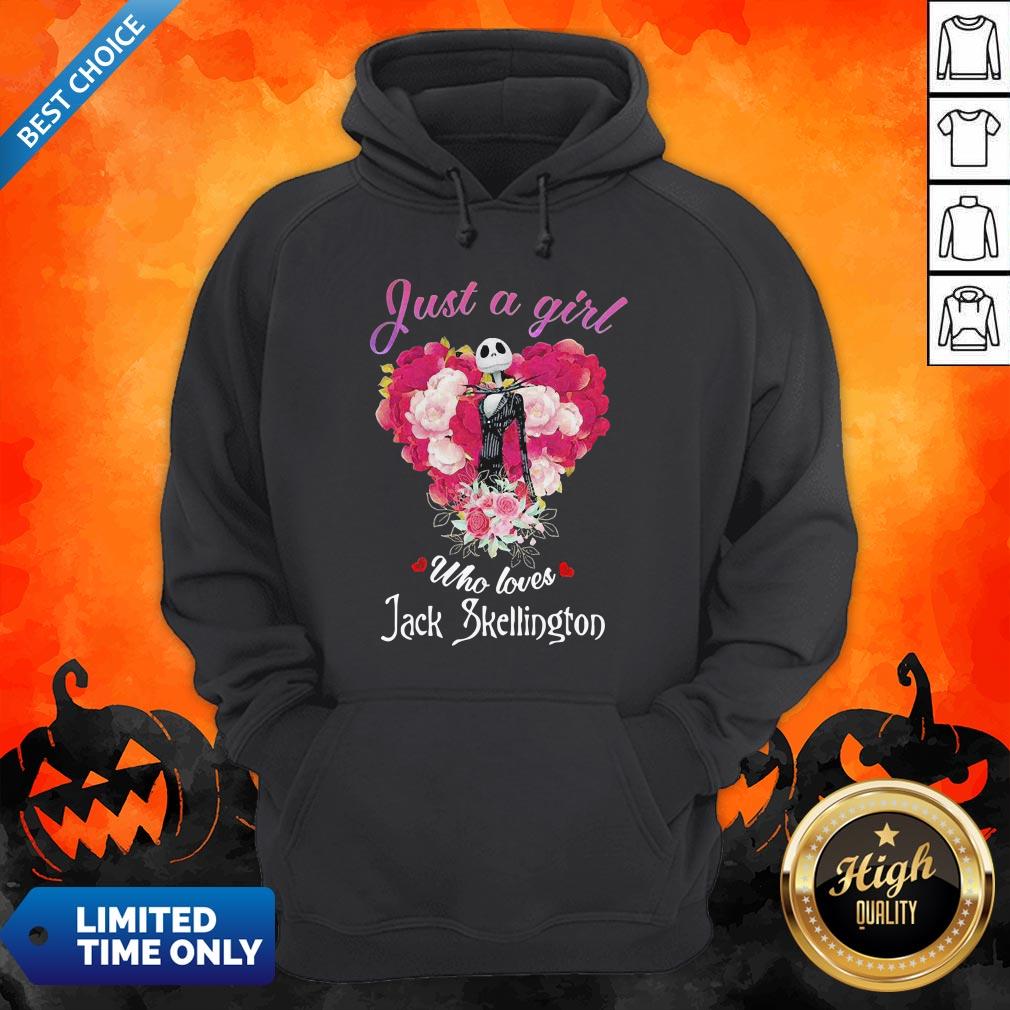Roses Just A Girl Who Loves Jack Skellington Shirt