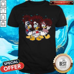 Donald Duck Happy The 4th Of July Merica American Flag Independence Day Shirt