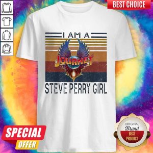 Official I Am A Journey Steve Perry Girl Vintage Shirt