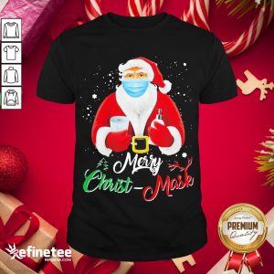Hot Santa Face Mask Merry Christmas 2020 Quarantine Shirt