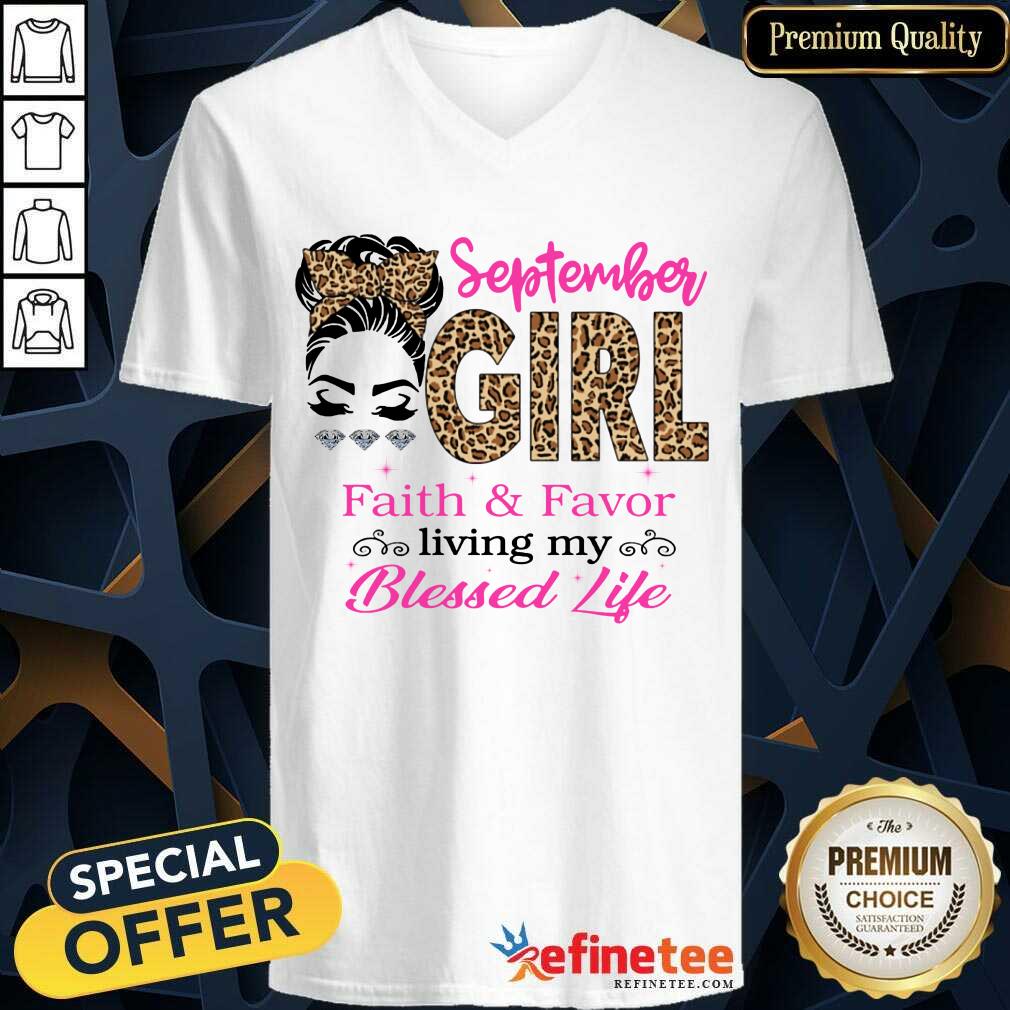 September Girl Faith And Favor Shirt
