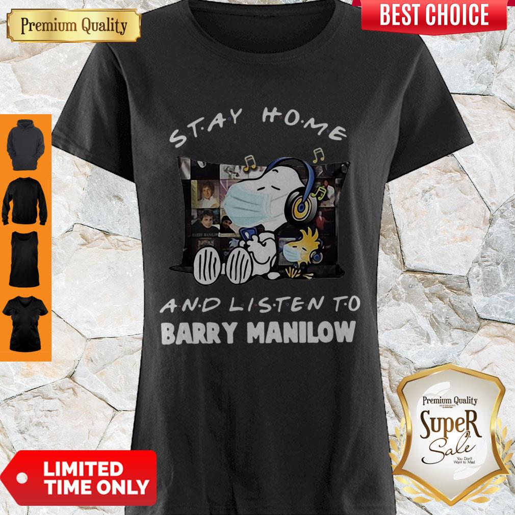 Funny Snoopy Stay Home And Listen To Brad Paisley COVID-19 Shirt