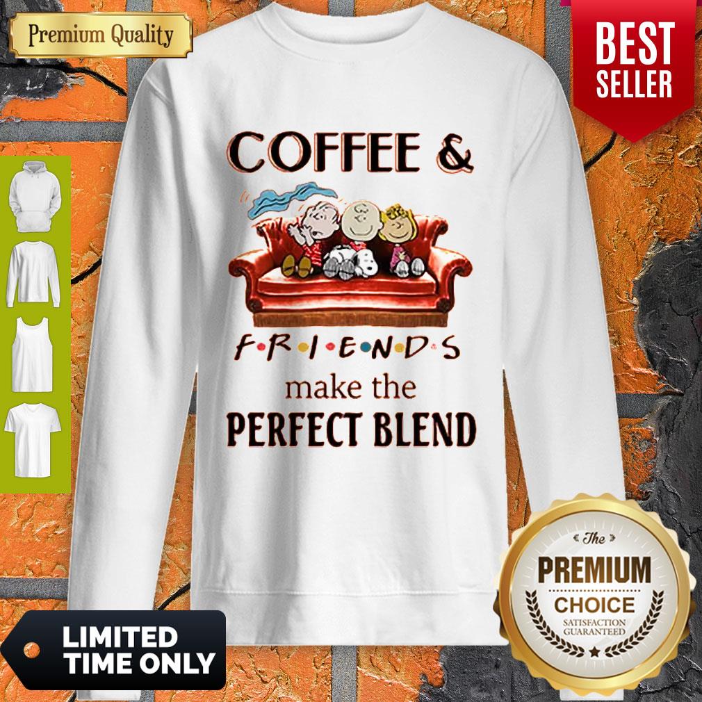 Hot Coffee And Peanuts Friends Make The Perfect Blend Shirt