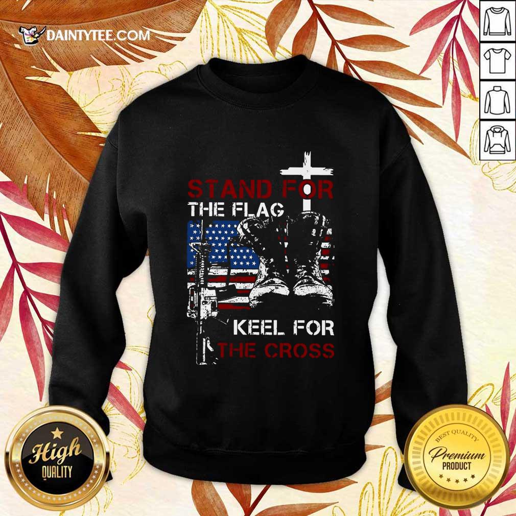 Stand For The Flag Keel For The Cross Shirt