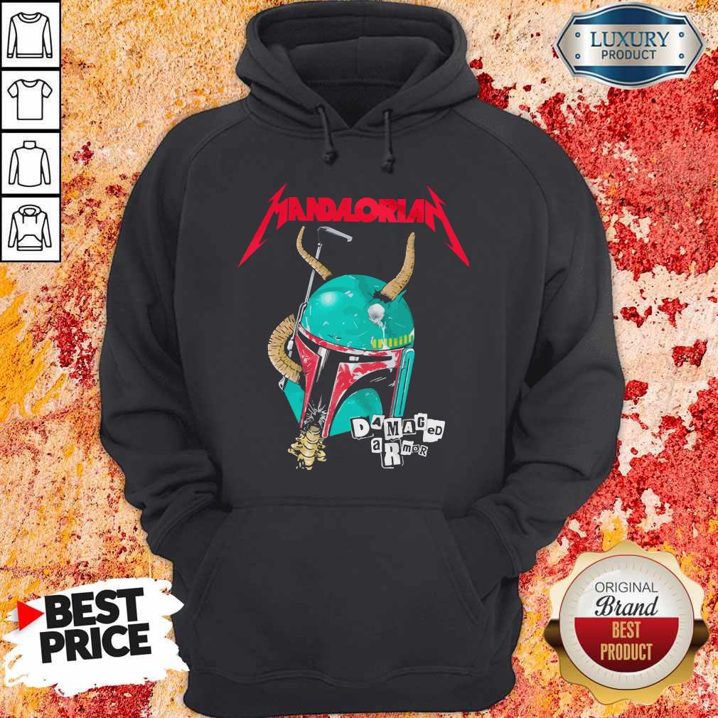 Star Wars Metallica Mandalorian Damaged Armor Shirt