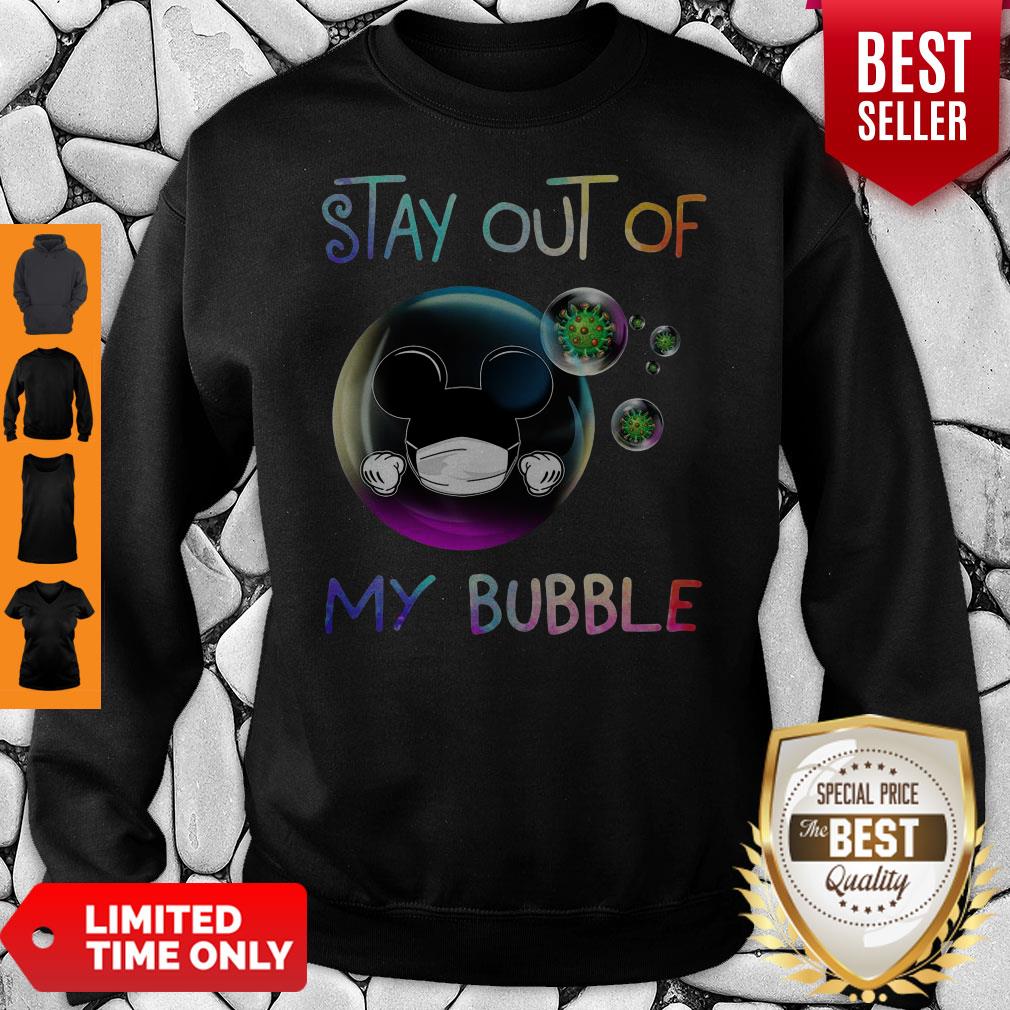 Official Mickey Mouse Stay Out Of My Bubble Coronavirus Shirt