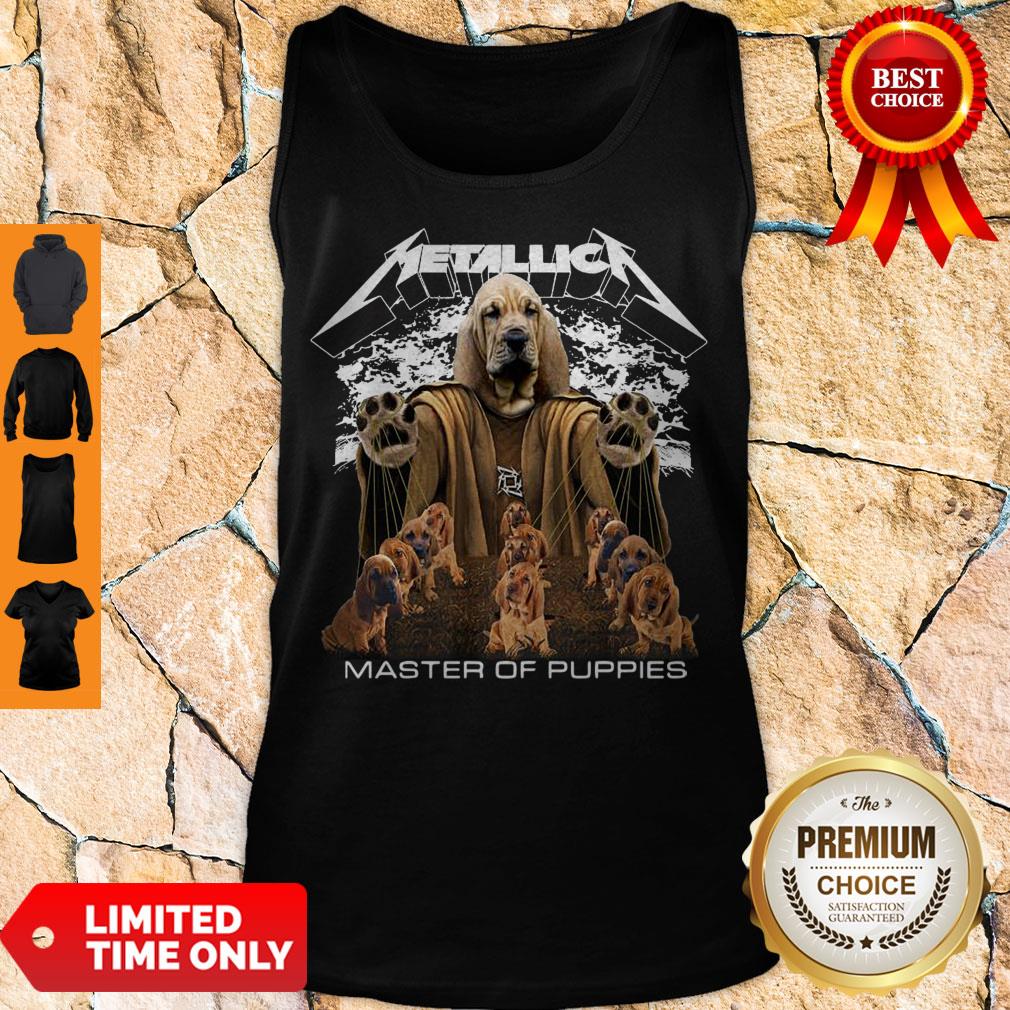 Premium Metallica Basset Hound Master Of Puppies Shirt