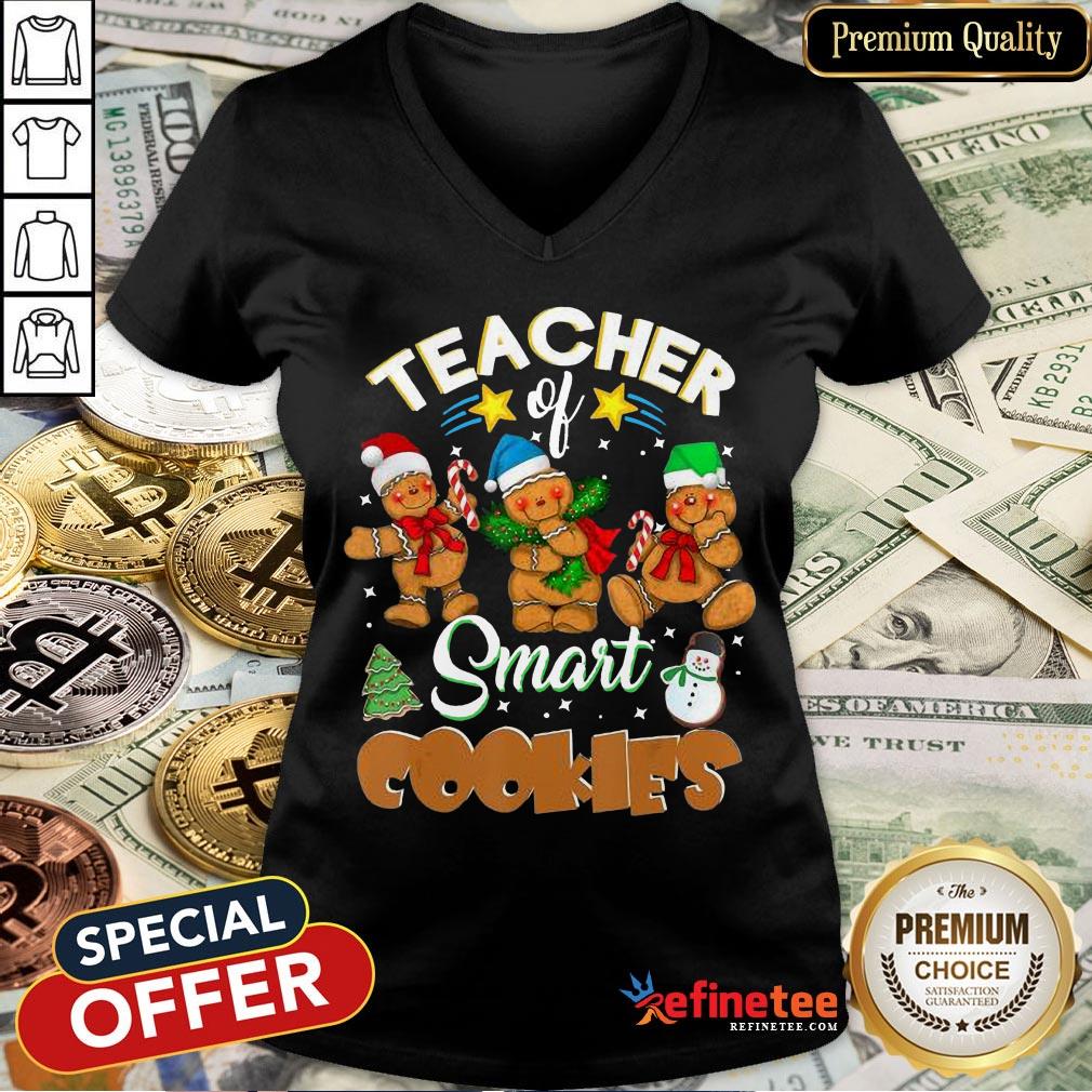 Teacher Of Smart Cookies Christmas Shirt