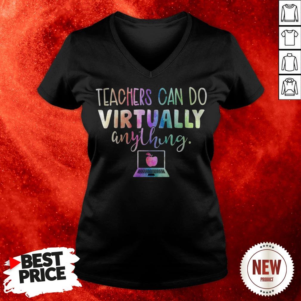 Teachers Can Do Virtually Anything Computer Shirt