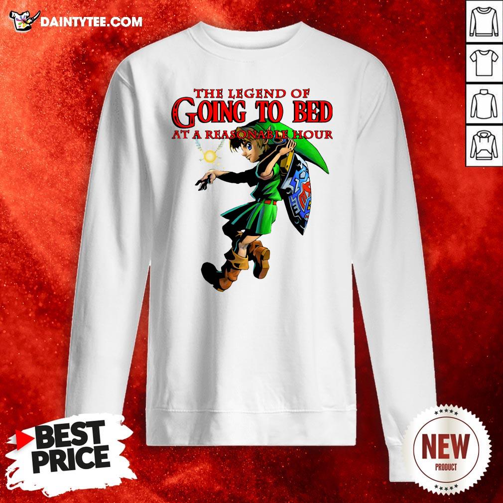 The Legend Of Going To Bed At Reasonable Hour Shirt