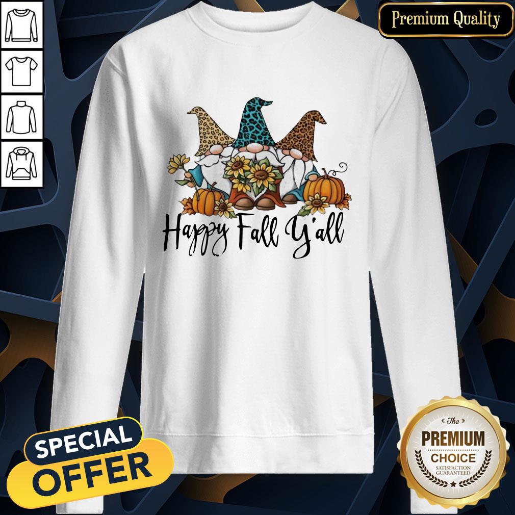Three Gnomes Happy Fall Y’all Shirt