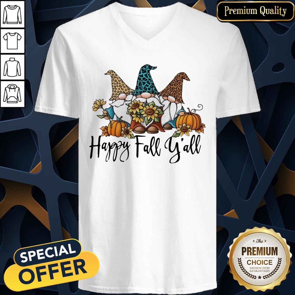 Three Gnomes Happy Fall Y’all Shirt