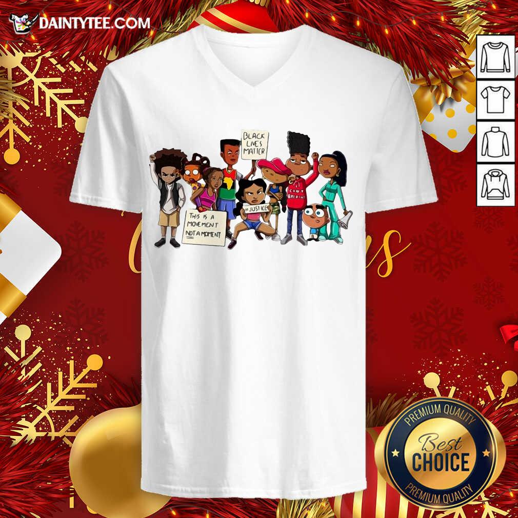 Top Black Lives Matter This Is A Moment Not A Moment No Justice No Peace Shirt