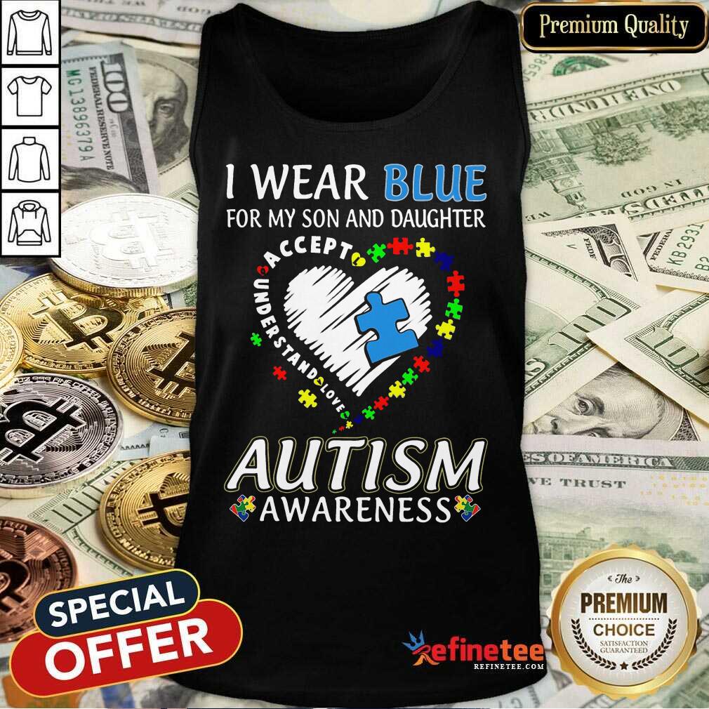 Top Blue Autism Daughter Awareness Shirt