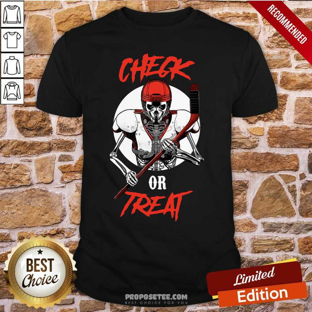 Top Check Or Treat Ugly Christmas Shirt