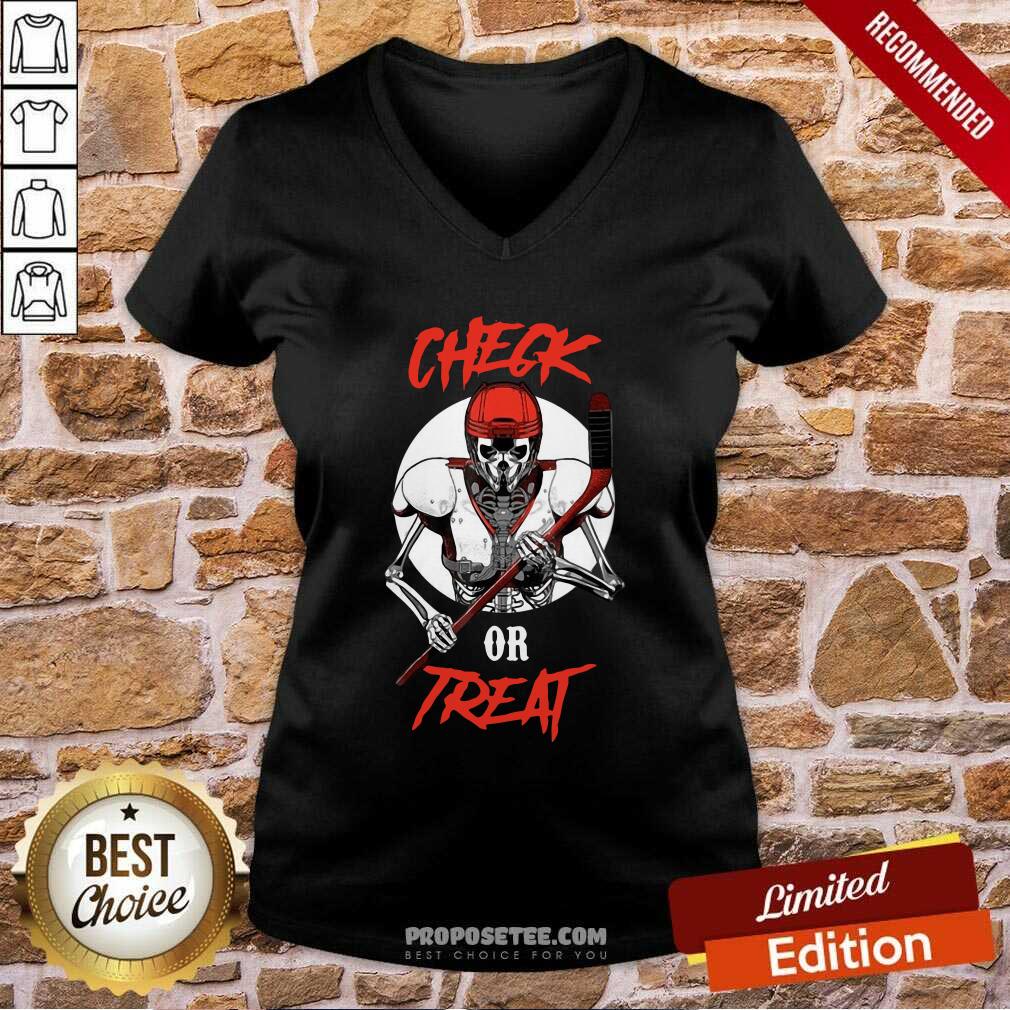 Top Check Or Treat Ugly Christmas Shirt