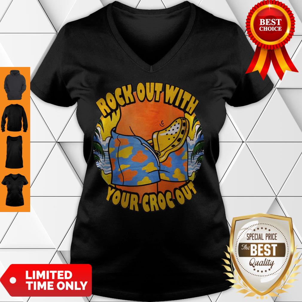 Top Crocs Rock Out With Your Croc Out Shirt
