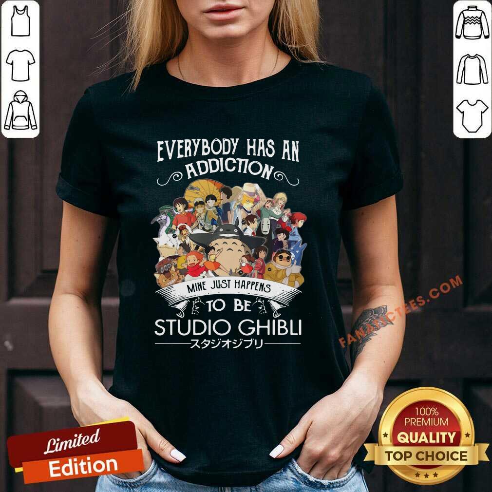 Top Everyone Has An Addiction Mine Just Happens To Be Studio Ghibli Shirt