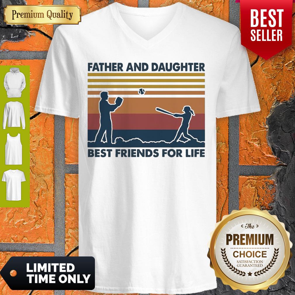 Top Father And Daughter Best Friends For Life Vintage Shirt