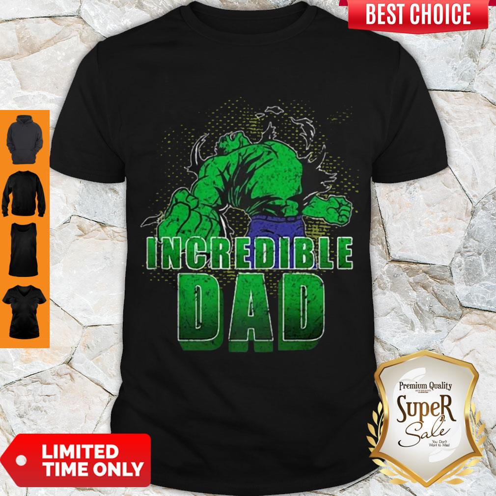 Top Father's Day Incredible Dad Hero Shirt