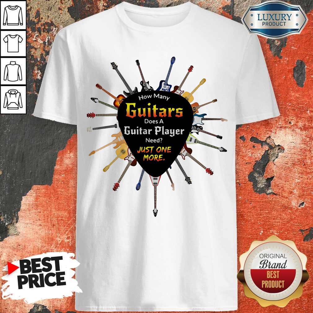 Top How Many Guitars Does A Guitar Player Need Just One More Shirt