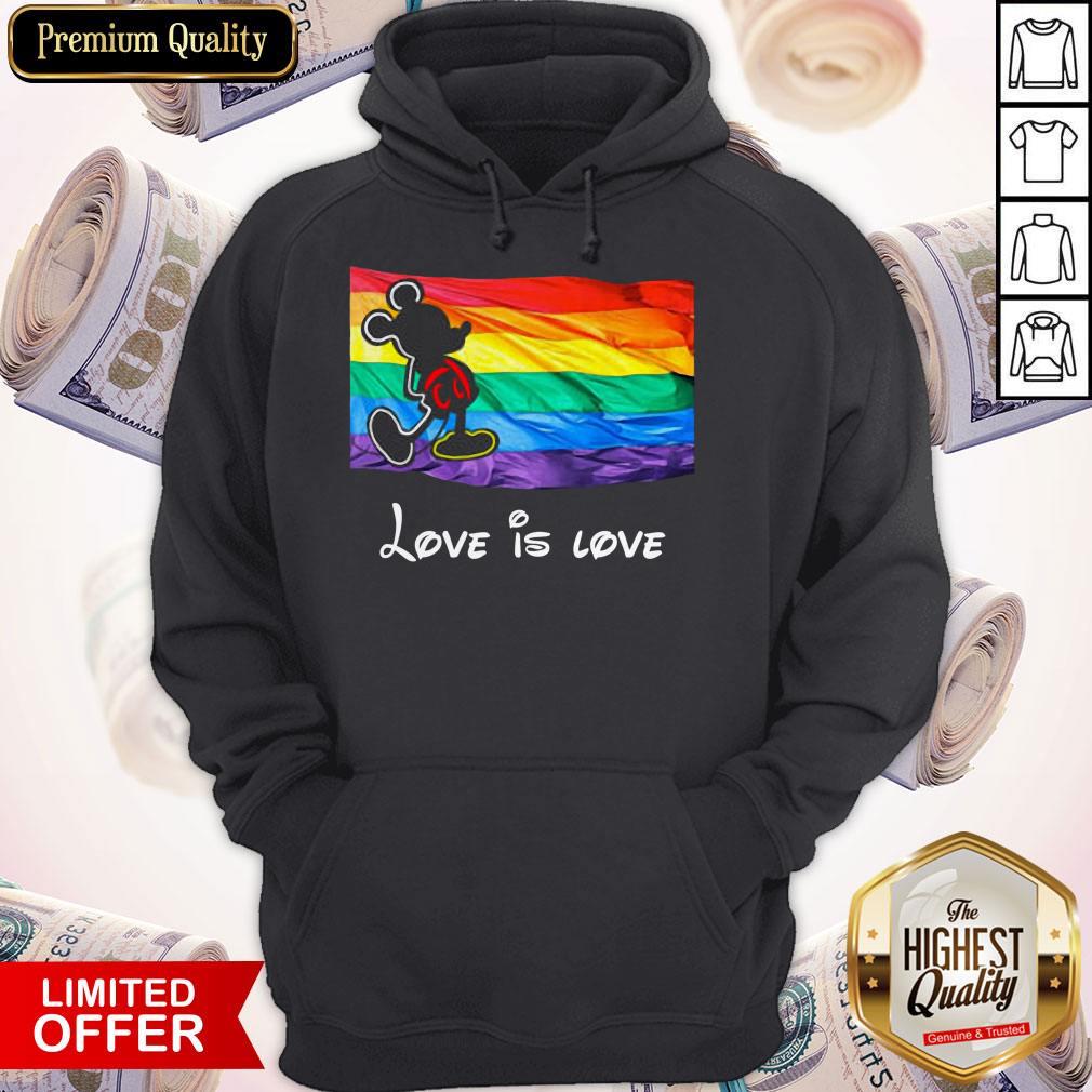 Top Mickey LGBT Love Is Love Shirt