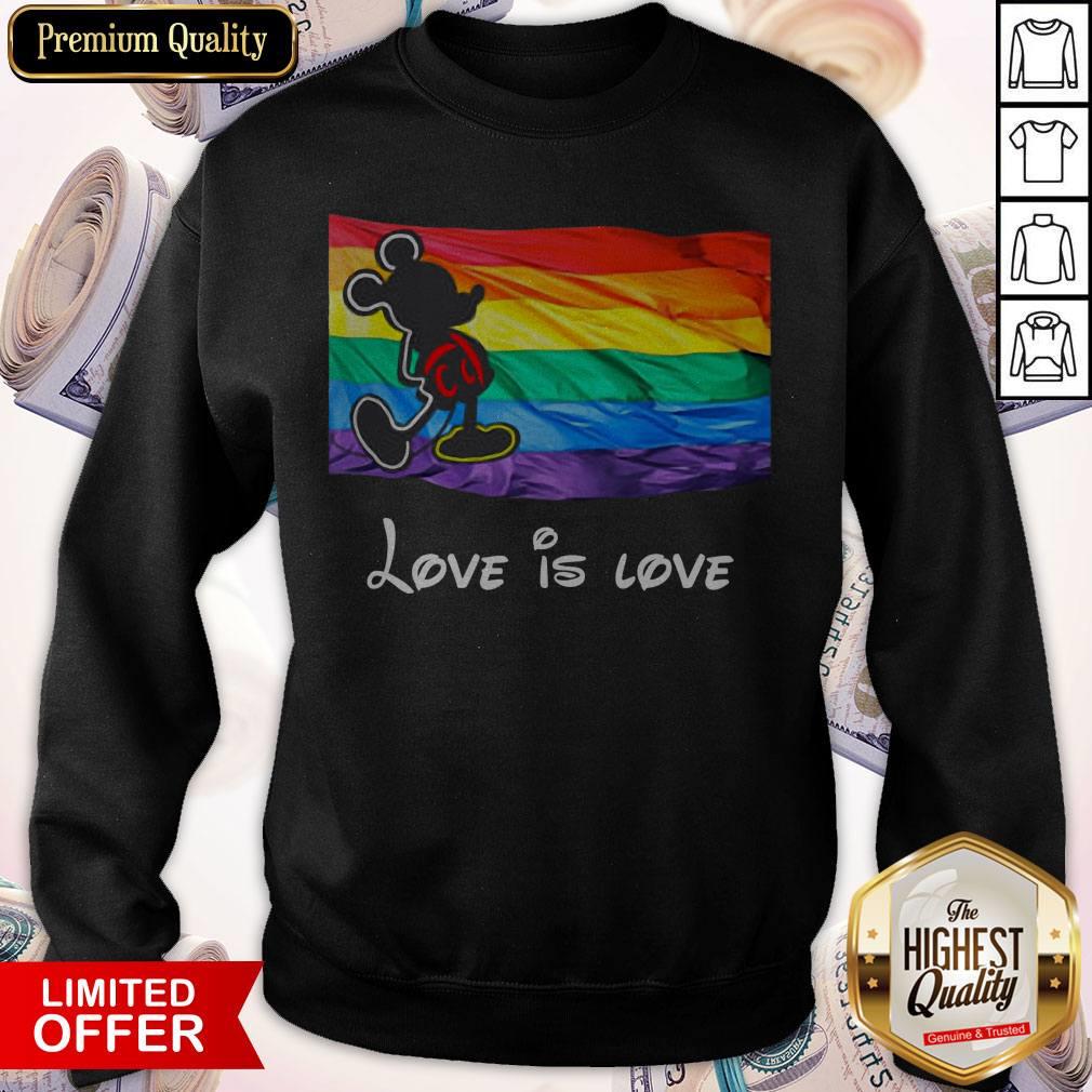 Top Mickey LGBT Love Is Love Shirt