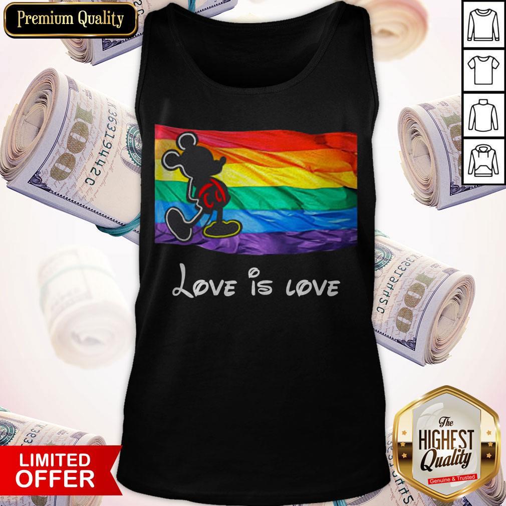 Top Mickey LGBT Love Is Love Shirt