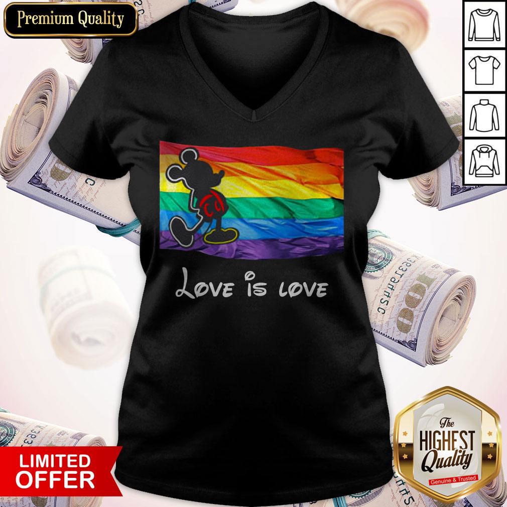 Top Mickey LGBT Love Is Love Shirt