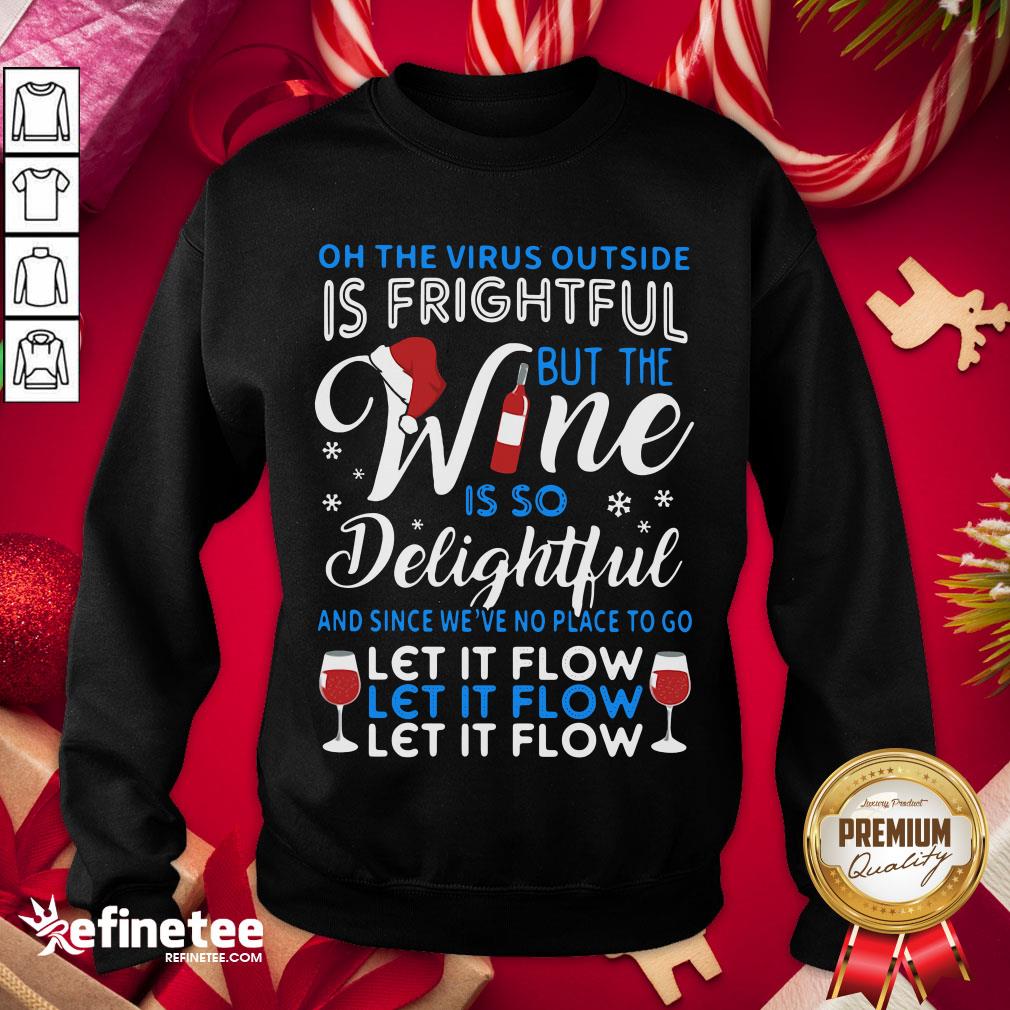 top-oh-the-virus-outside-is-frightful-but-the-wine-is-so-delightful-and-sweatshirt.jpg