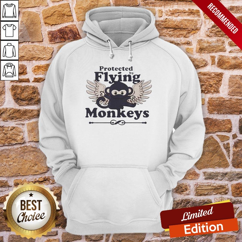 Top Protected By Flying Monkeys Ninja Shirt
