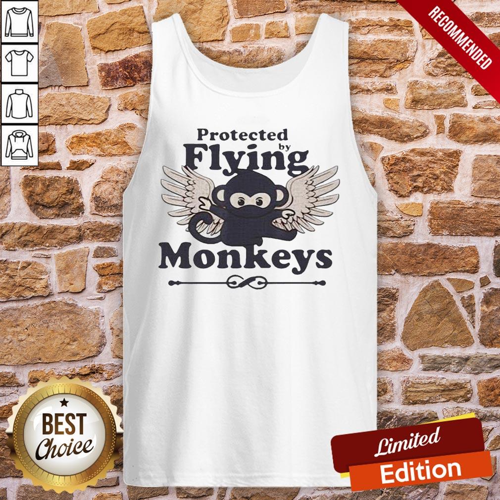 Top Protected By Flying Monkeys Ninja Shirt